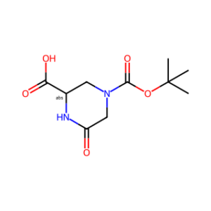 (S)-4-(tert-Butoxycarbonyl)-6-oxopiperazine-2-carboxylic acid