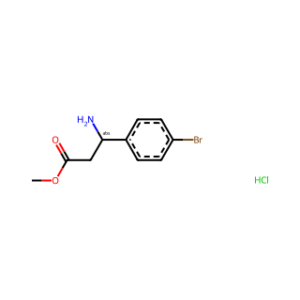 (S)-Methyl 3-amino-3-(4-bromophenyl)propanoate hydrochloride