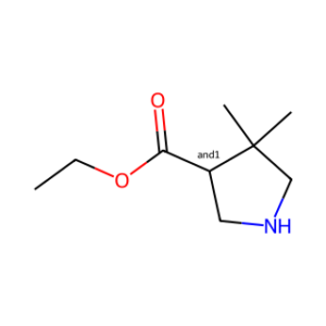 Ethyl 4,4-dimethylpyrrolidine-3-carboxylate