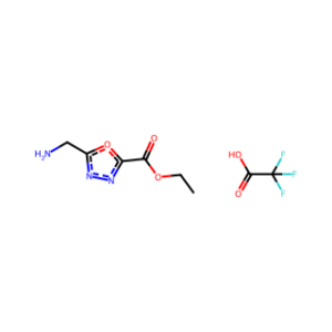Ethyl 5-(aminomethyl)-1,3,4-oxadiazole-2-carboxylate 2,2,2-trifluoroacetate