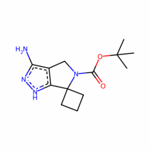 tert-butyl 3′-amino-1′h-spiro[cyclobutane-1,6′-pyrrolo[3,4-c]pyrazole]-5′(4′h)-carboxylate