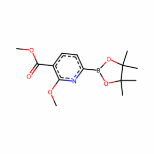 Methyl 2-methoxy-6-(4,4,5,5-tetramethyl-1,3,2-dioxaborolan-2-yl)nicotinate