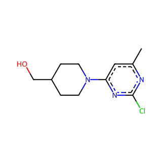 (1-(2-Chloro-6-methylpyrimidin-4-yl)piperidin-4-yl)methanol