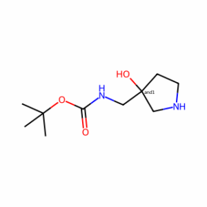 tert-Butyl ((3-hydroxypyrrolidin-3-yl)methyl)carbamate