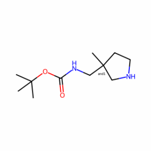 tert-Butyl ((3-methylpyrrolidin-3-yl)methyl)carbamate