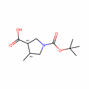 (3R,4R)-rel-1-(tert-Butoxycarbonyl)-4-methylpyrrolidine-3-carboxylic acid