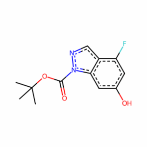 tert-Butyl 4-fluoro-6-hydroxy-1H-indazole-1-carboxylate