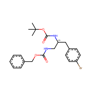 (S)-1-Cbz-amino-2-Boc-amino-3-(4-Br-phenyl)-propane