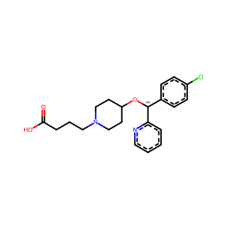 (S)-4-(4-((4-Chlorophenyl)(Pyridin-2-Yl)Methoxy)Piperidin-1-Yl)Butanoic Acid