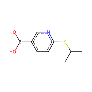 (6-(isopropylthio)pyridin-3-yl)boronic acid