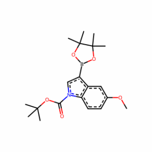 tert-Butyl 5-methoxy-3-(4,4,5,5-tetramethyl-1,3,2-dioxaborolan-2-yl)-1H-indole-1-carboxylate
