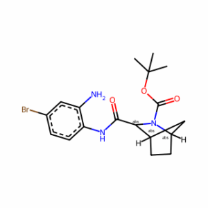 (1R,3S,4S)-tert-butyl 3-((2-amino-4-bromophenyl)carbamoyl)-2-azabicyclo[2.2.1]heptane-2-carboxylate