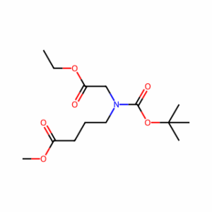 Methyl 4-[n-boc-n-(2-ethoxy-2-oxoethyl)amino]butanoate