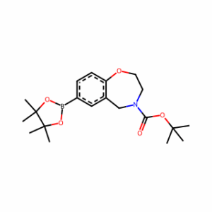 tert-Butyl 7-(4,4,5,5-tetramethyl-1,3,2-dioxaborolan-2-yl)-2,3-dihydrobenzo[f][1,4]oxazepine-4(5H)-carboxylate