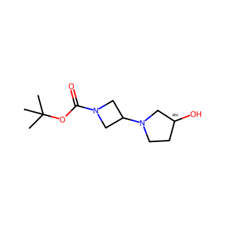 (S)-TERT-BUTYL 3-(3-HYDROXYPYRROLIDIN-1-YL)AZETIDINE-1-CARBOXYLATE