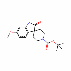 tert-Butyl 6-methoxy-2-oxospiro[indoline-3,4′-piperidine]-1′-carboxylate