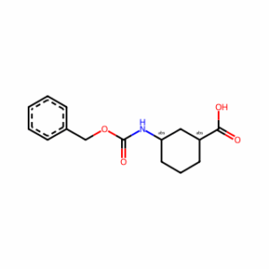 (1R,3S)-3-(Carbobenzoxyamino)cyclohexanecarboxylic Acid