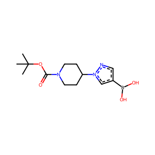 (1-(1-(tert-Butoxycarbonyl)piperidin-4-yl)-1H-pyrazol-4-yl)boronic acid