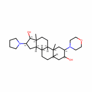 (2b,3a,5a,16b,17b)-2-(4-Morpholinyl)-16-(1-pyrrolidinyl)androstane-3,17-diol