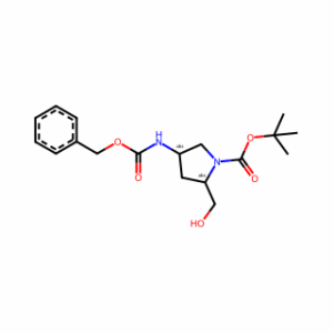 (2S,4R)-tert-Butyl 4-(((benzyloxy)carbonyl)amino)-2-(hydroxymethyl)pyrrolidine-1-carboxylate