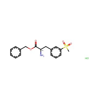 (S)-Benzyl 2-amino-3-(3-(methylsulfonyl)phenyl)propanoate hydrochloride