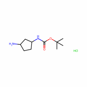 tert-Butyl (3-aminocyclopentyl)carbamate hydrochloride