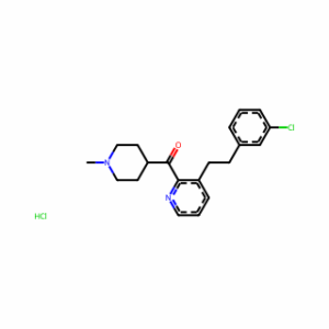 (1-Methyl-4-piperidinyl)[3-[2-(3-chlorophenyl)ethyl]pyridinyl]methanone hydrochloride
