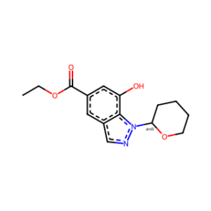 ethyl 7-hydroxy-1-tetrahydropyran-2-yl-indazole-5-carboxylate