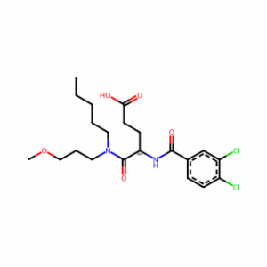 (R)-4-(3,4-Dichlorobenzamido)-5-((3-methoxypropyl)(pentyl)amino)-5-oxopentanoic acid
