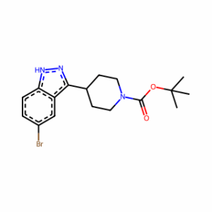 tert-butyl 4-(5-bromo-1H-indazol-3-yl)piperidine-1-carboxylate