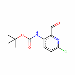 tert-Butyl (6-chloro-2-formylpyridin-3-yl)carbamate