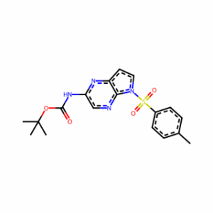 Tert-Butyl (5-Tosyl-5H-Pyrrolo[2,3-B]Pyrazin-2-Yl)Carbamate