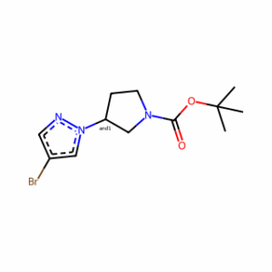 tert-butyl 3-(4-bromo-1H-pyrazol-1-yl)pyrrolidine-1-carboxylate