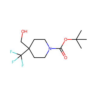 tert-butyl 4-(hydroxymethyl)-4-(trifluoromethyl)piperidine-1-carboxylate