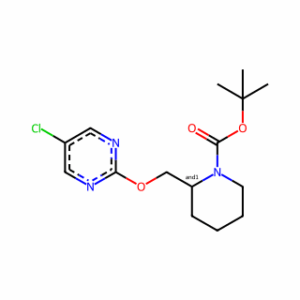 tert-Butyl 2-(((5-chloropyrimidin-2-yl)oxy)methyl)piperidine-1-carboxylate