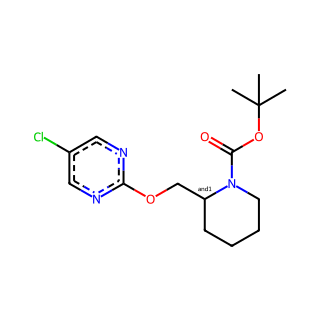 tert-Butyl 2-(((5-chloropyrimidin-2-yl)oxy)methyl)piperidine-1-carboxylate