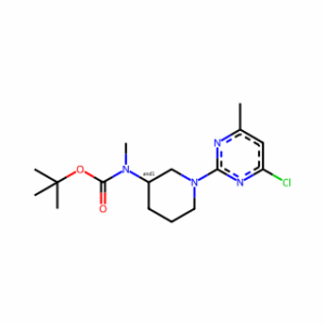 tert-Butyl (1-(4-chloro-6-methylpyrimidin-2-yl)piperidin-3-yl)(methyl)carbamate