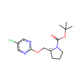 tert-Butyl 2-(((5-chloropyrimidin-2-yl)oxy)methyl)pyrrolidine-1-carboxylate