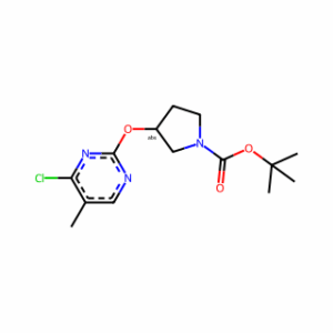 (R)-tert-Butyl 3-((4-chloro-5-methylpyrimidin-2-yl)oxy)pyrrolidine-1-carboxylate