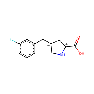 (2S,4R)-4-(3-fluorobenzyl)pyrrolidine-2-carboxylic acid