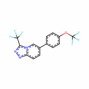 (6-[4-(trifluoromethoxy)phenyl]-3-(trifluoromethyl)-[1,2,4]triazolo[4,3-a]pyridine)