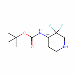tert-Butyl (3,3-difluoropiperidin-4-yl)carbamate