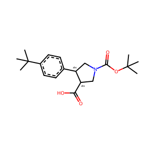 (3S,4R)-1-(tert-Butoxycarbonyl)-4-(4-tert-butylphenyl)pyrrolidine-3-carboxylic acid