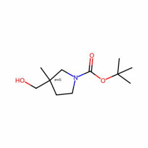 tert-butyl 3-(hydroxymethyl)-3-methylpyrrolidine-1-carboxylate