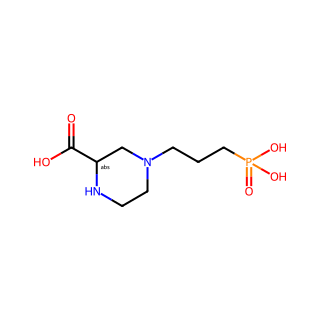 (2R)-4-(3-Phosphonopropyl)-2-piperazinecarboxylic acid