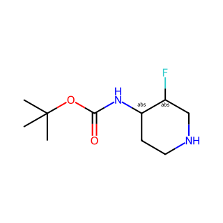 trans-4-(Boc-amino)-3-fluoropiperidine
