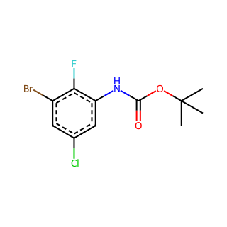 tert-Butyl (3-bromo-5-chloro-2-fluorophenyl)carbamate