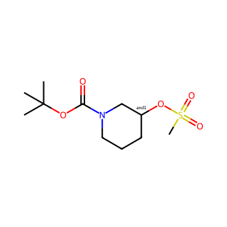 tert-Butyl 3-((methylsulfonyl)oxy)piperidine-1-carboxylate