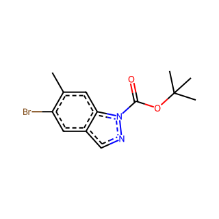 tert-Butyl 5-bromo-6-methyl-1H-indazole-1-carboxylate