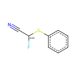 Fluoro(phenylthio)acetonitrile